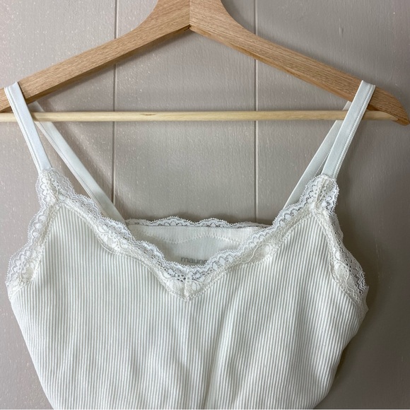 Maurices Ivory Lace Cropped Bralette Top Size Large - Picture 2 of 6